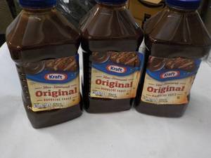 lot 293 image: 3 ct 5 lb. 2 oz Jugs Kraft Original...