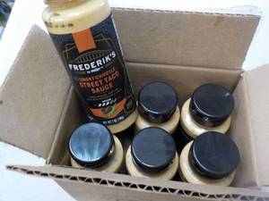 lot 298 image: 6 ct Frederiks Sweet Taco Sauce...