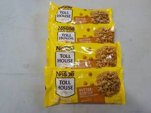 lot 308 image: 4 ct Nestles 11 oz bags Toll House...
