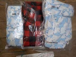 lot 317 image: 3 size 2XL Polar Fleece Lounge Pant...