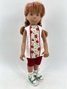 1969 Sasha Doll with Red Braids in New Clothing - Dungarees