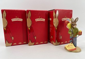 lot 27 image: 3 Royal Doulton Bunnykins Congratulations Figurines with Original Boxes