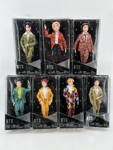 lot 49 image: Set of 7 BTS Collectible Fashion Dolls in Original Packaging