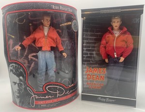 lot 50 image: James Dean Collector Dolls - Rebel Without a Cause and American Legend