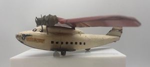 lot 60 image: Vintage Wyandotte Toys CAA China Clipper Tin Airplane