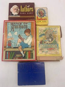 lot 73 image: Collection of Vintage Authors Card Game Sets