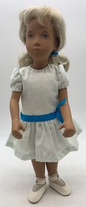 lot 118 image: Vintage Sasha Doll with Blue Polka Dot Dress
