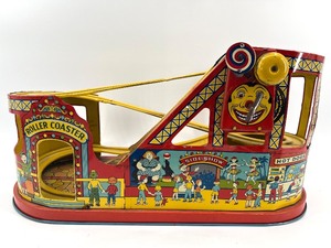 Vintage J. Chein & Co. Tin Litho Roller Coaster Toy