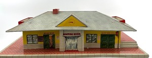 lot 203 image: Marx Glendale Model Train Station Building