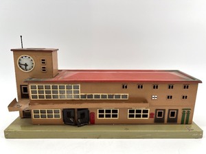 lot 214 image: Vintage Marklin Model Train Station Building