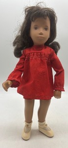 lot 221 image: Vintage Sasha Doll in Red Dress with Original Shoes