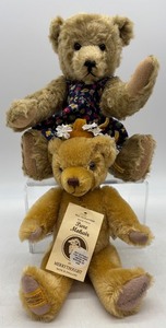 lot 244 image: Pair of Merrythought Mohair Teddy Bears