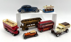 lot 257 image: Vintage Diecast Vehicle Collection with Buses and Cars