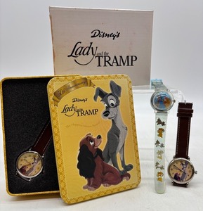lot 293 image: Disney Lady and the Tramp 50th Anniversary Watch Set with Collectible Tin