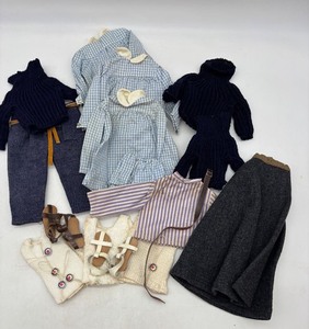 lot 300 image: Vintage SASHA Doll Wardrobe Collection with Outfits and Accessories