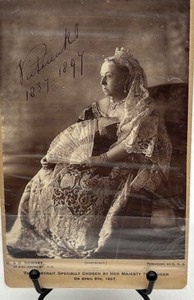 lot 303 image: Autographed Photographic Portrait of Queen Victoria by W. & D. Downey