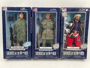 lot 340 image: Set of 3 Soldiers of the World 12 Action Figures in Original Packaging