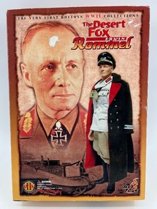 lot 347 image: Hot Toys WWII Erwin Rommel Desert Fox Action Figure