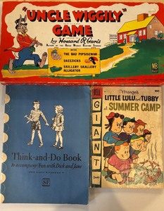 lot 359 image: Vintage Uncle Wiggily Game and Childrens Books Set