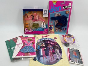 lot 394 image: Barbie Collectible Set with Tokyo 2020 Outfit, Ken Activewear, and More