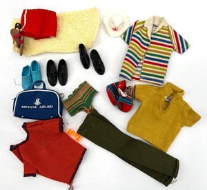 lot 411 image: Collection of Vintage Ken Doll Clothing and Accessories
