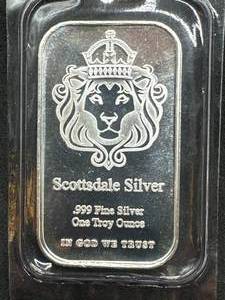 1oz .999 Silver Sealed Scottsdale Bar