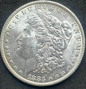 lot 3 image: 1883-O Morgan Silver Dollar AU