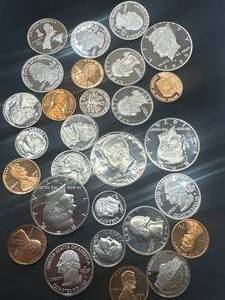 lot 13 image: $4.92 Face Value Proof Coins