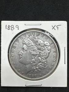 lot 37 image: 1889 Morgan Silver Dollar XF