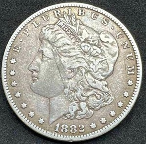 1882 Morgan Silver Dollar