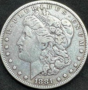 lot 53 image: 1881 Morgan Silver Dollar