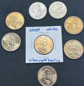 lot 67 image: Lot of Uncirculated Sac Dollars, BU & AC Dollar Coins