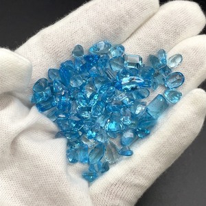 lot 38B image: 107.06 Carats HUGE LOT of Topaz, Aqua & More, Mixed Parcel of Assorted Shapes and Sizes (Attn. DIY and Resellers)