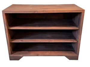 lot 23 image: Vintage Solid Wood Bookshelf