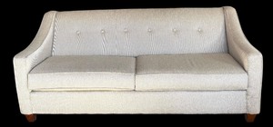 Beautiful Neutral Colored Upholstered Sofa