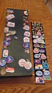 lot 55 image: Collection of Pins and Patches