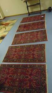 lot 62 image: 5- Matching Rugs