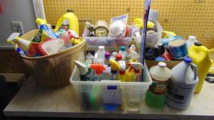lot 72 image: Lot of Misc Cleaners and Tape