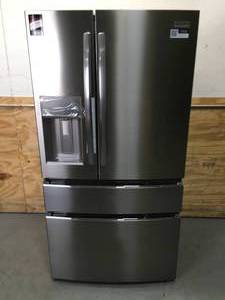 lot 5 image: Frigidaire Gallery 21.5 cu. ft. 4-Door French Door Refrigerator Model # GRMC2273CF02 (Retails for $3499)