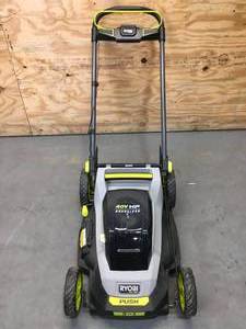 RYOBI 40V HP Brushless 20 in. Cordless Battery Walk Behind Push Lawn Mower Model # RY401017VNM - Tool Only