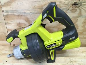 lot 31 image: RYOBI ONE 18V Hybrid Drain Auger Model # P4002 - Tool Only