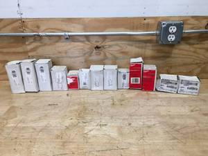 lot 124 image: Lot of Assorted Parts For Milwaukee Power Tools and Other Parts