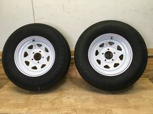 lot 52 image: Lot of 2 - Trailer Tires ST20575R14 LRC (Retails for $179 each)