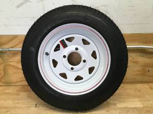 lot 56 image: Trailer Tire 4.80-12 LRC (Retails for $95)