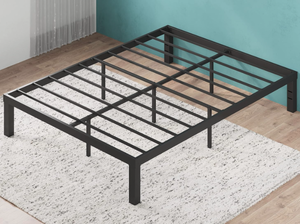 lot 6A image: Zinus Quick Lock 14 Inch Queen Sized Metal Platform Bed Frame 03062529.04