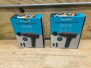 lot 97 image: HOMEDICS Lot of 2- Percussion Massagers