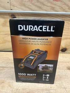 lot 99 image: DURACELL High Power Inverter 1000 Watt