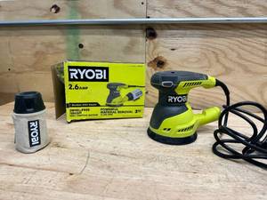lot 156 image: RYOBI 2.6 Amp Corded 5 in. Random Orbital Sander