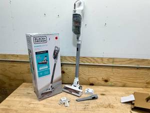 lot 115 image: BlackDecker POWERSERIES 20-Volt MAX Lithium-Ion Cordless Bagless Stick Vacuum Cleaner