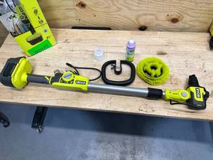 lot 117 image: RYOBI ONE 18V Cordless Soap Dispensing Scrubber (Tool Only)